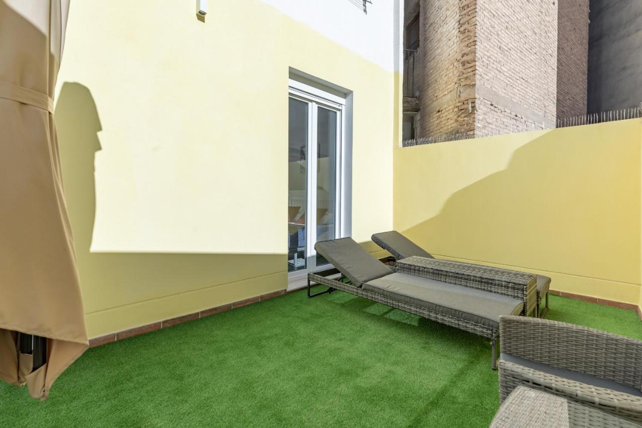 Gorgeous Apt With A Large Private Terrace Valencia Buitenkant foto
